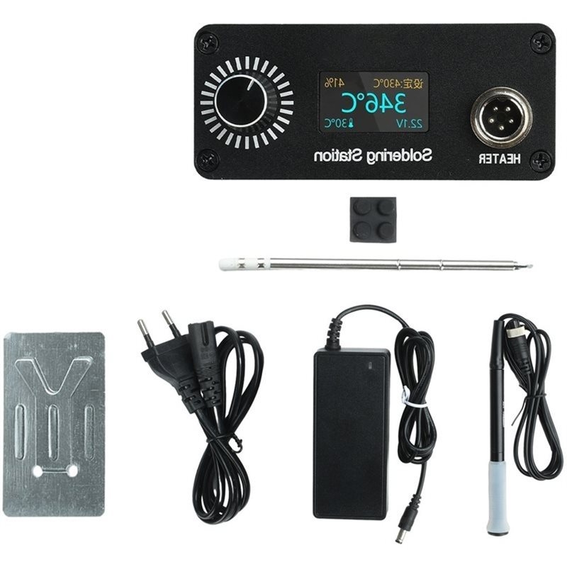 T12 Soldering Station Oled - 【A56X】T12 Taşınabilir Mini Dijital Lehimleme İstasyonu,
