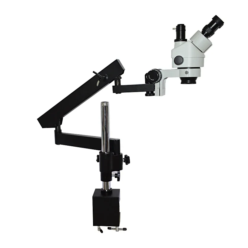 Articulating Arm Boom Stand Microscope - Esnek Hareketli Eklemli Kol Geniş Hareket