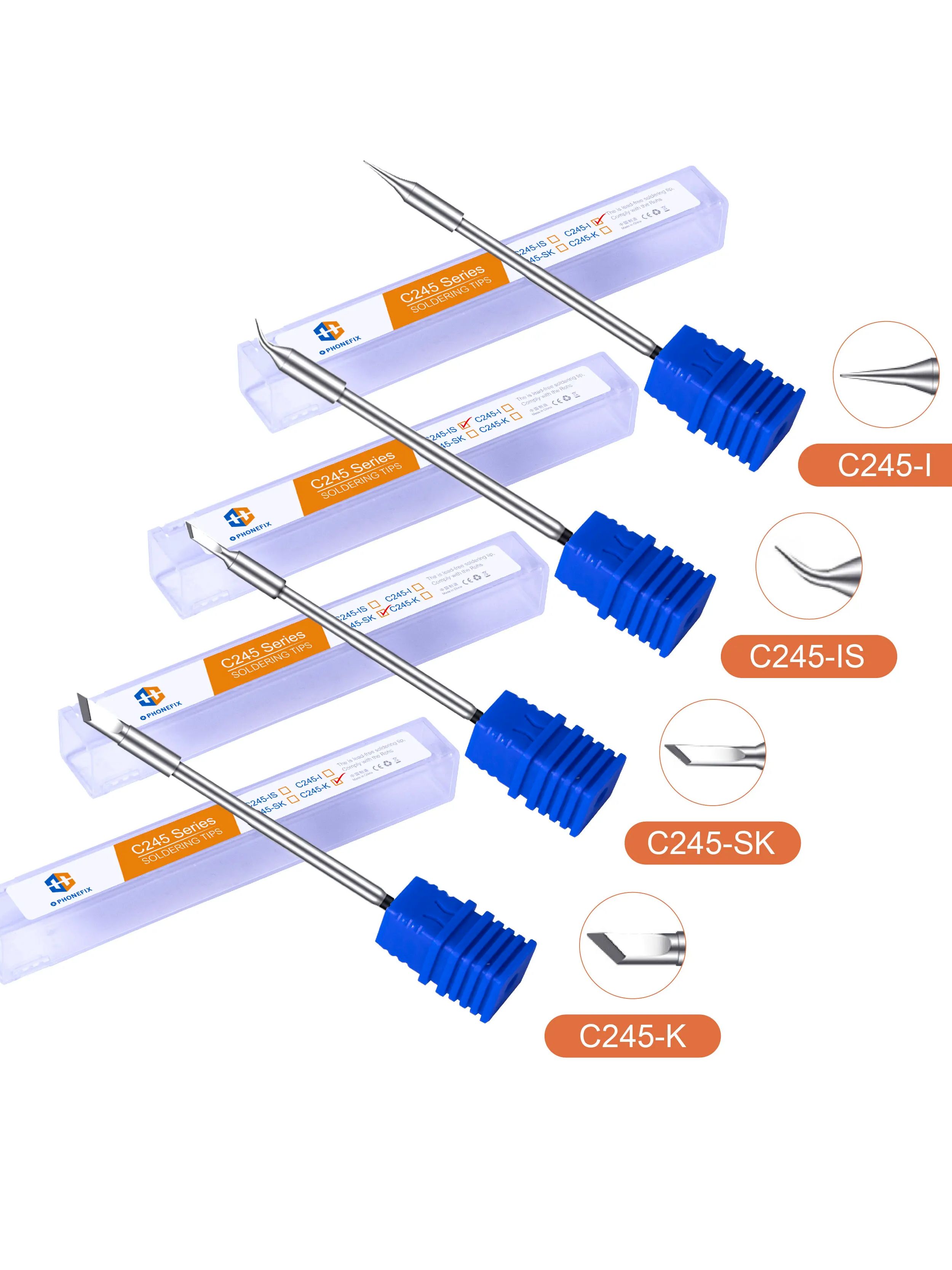 C115 Nano Soldering Iron Station - C210 C245 C115 havya İpuçları JBC