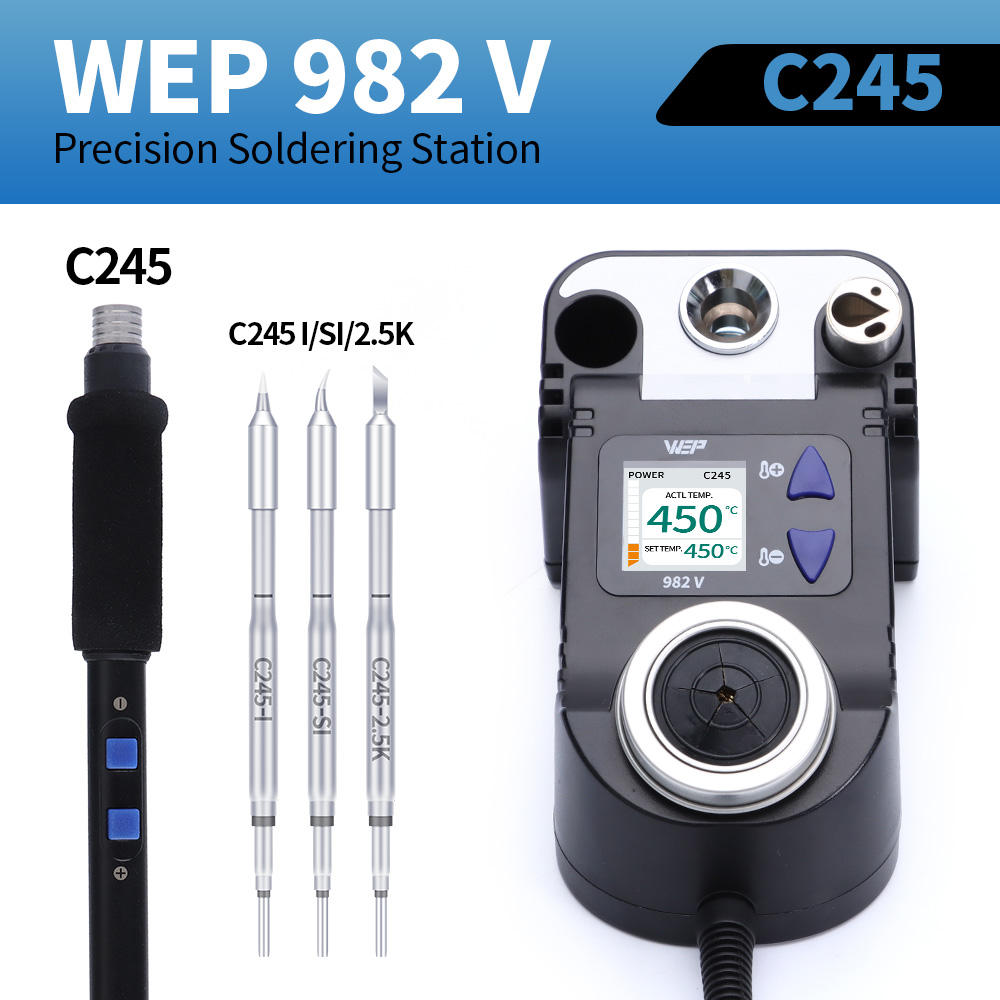 C210 Precision Soldering Station - WEP Hassas Lehimleme Seti C210 C245