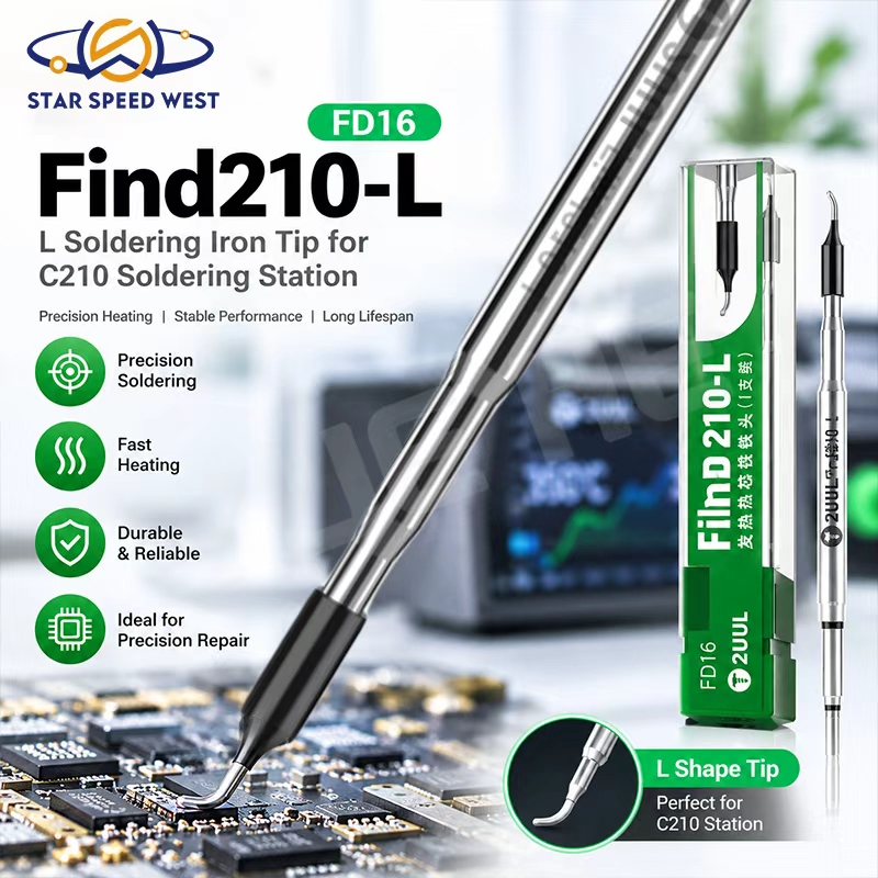 C210 Precision Soldering Station - 2UUL FD16 Find210-L, C210 lehimleme istasyonu