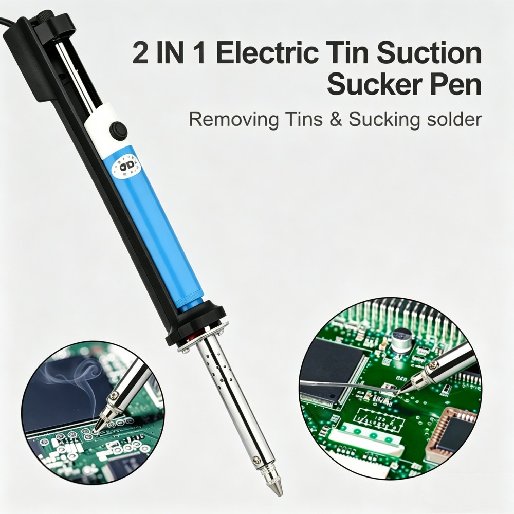 AC 220V havya elektrikli lehim - Desoldering Pump Electric Vacuum Station incelemesi ve fiyatı