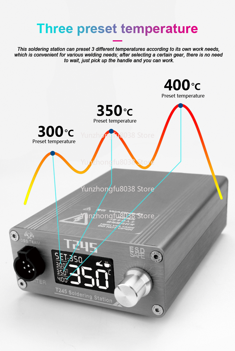 T245 Kaynak İstasyonu 130W 3s  - C245 Soldering Station 130W incelemesi ve fiyatı