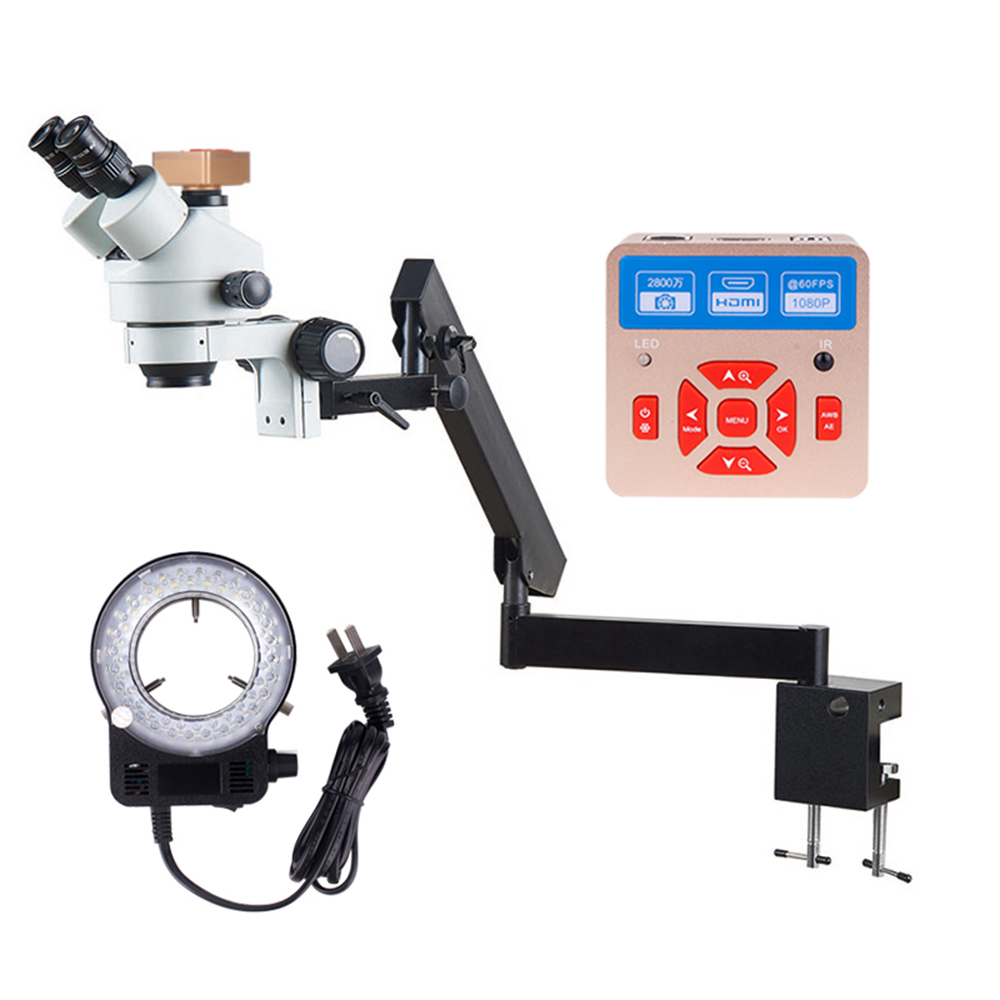 Esnek Kol Sabitleme Kelepçesi  - Trinocular Stereo Microscope 7X-45X incelemesi ve fiyatı