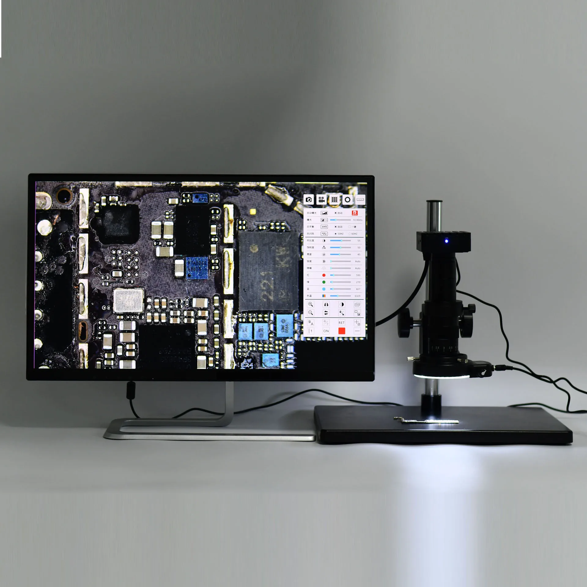 SONY IMX377 sensör kalibratörü - 4K Microscope Camera Sony Sensor incelemesi ve fiyatı
