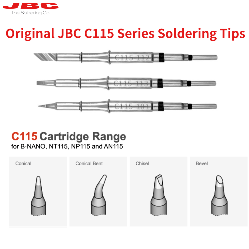 Orijinal JBC C115 Kartuşları h - C115 Nano Soldering Iron Station incelemesi ve fiyatı