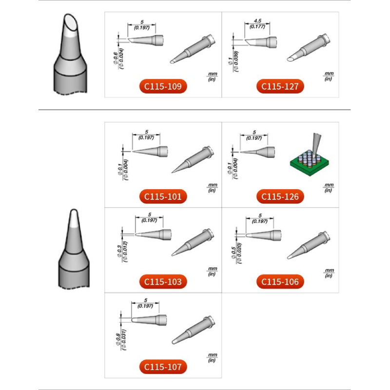 Orijinal JBC C115 Kartuşları h - C115 Nano Soldering Iron Station incelemesi ve fiyatı