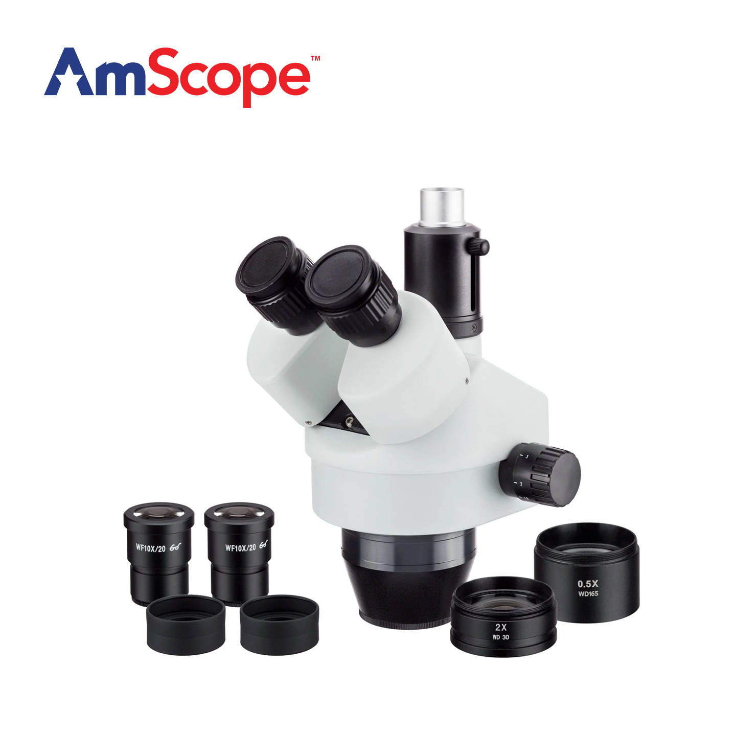AmScope 7X-45X Büyütme Özellik - Trinocular Stereo Microscope 7X-45X incelemesi ve fiyatı