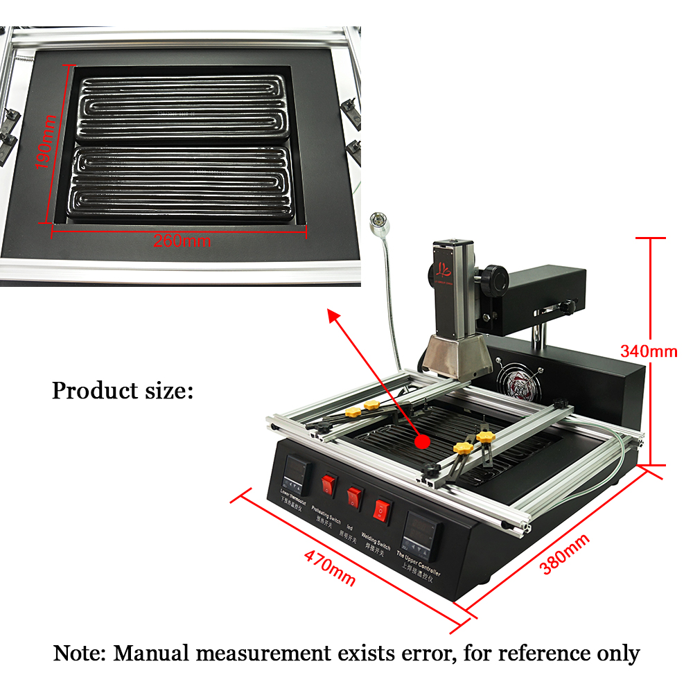 LY M770R BGA Rework Station 22 - Infrared Bga Rework Station incelemesi ve fiyatı