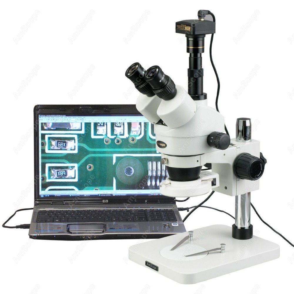 AmScope Trinoküler Zoom Stereo - Trinocular Stereo Microscope 7X-45X incelemesi ve fiyatı