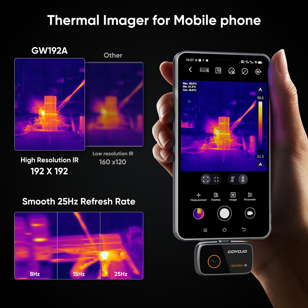GW192A Termal Görüntüleme Kame - Thermal Imaging Camera Pcb Repair incelemesi ve fiyatı