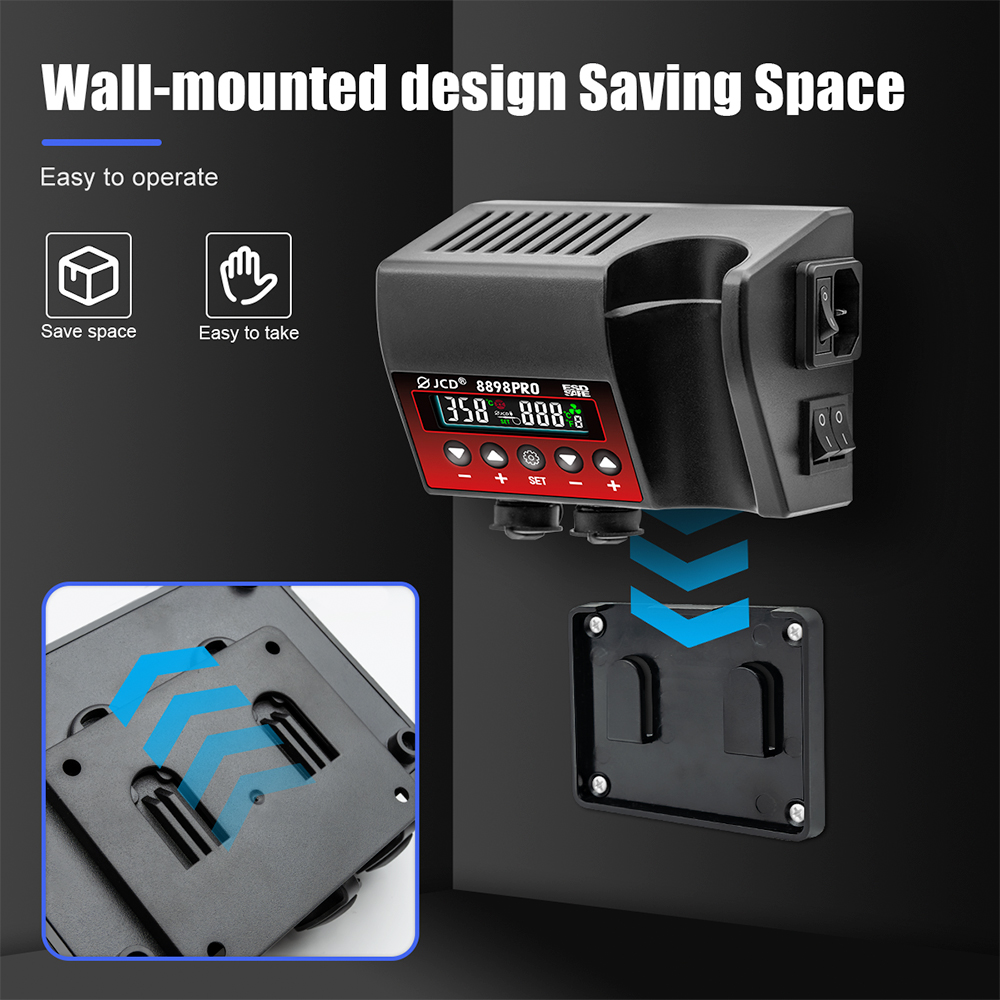 JCD 8898Pro 2 in 1 Lehimleme İ - 2 In 1 Soldering Rework Station 750W incelemesi ve fiyatı