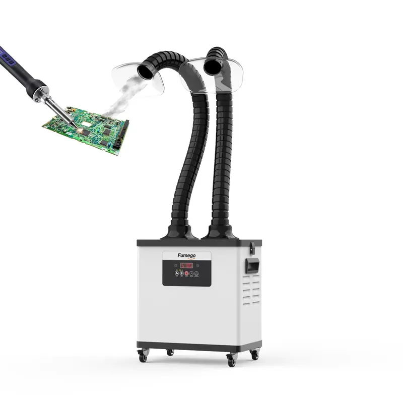 DX1002 Çift Kollu 200W Duman E - Fume Extractor Soldering Dual Arm incelemesi ve fiyatı