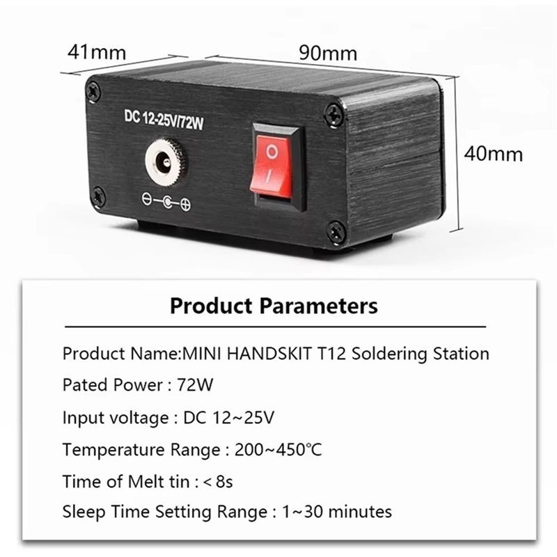 B03C-T12 Dijital Lehimleme İst - T12 Soldering Station Oled incelemesi ve fiyatı